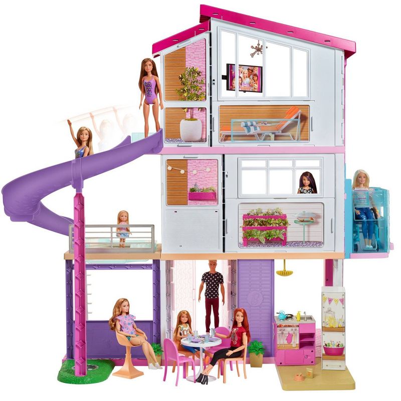 Barbie Dreamhouse Dollhouse with Wheelchair Accessible Elevator