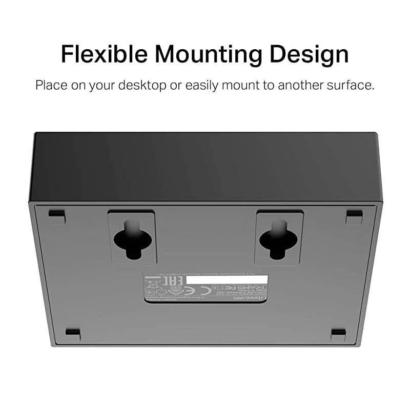 Litewave 8 Port Gigabit Ethernet Switch | Desktop Ethernet Splitter | Plastic Case | Unshielded Network Switch | Plug Play | Fanless Quiet | Unmanaged LS1008G