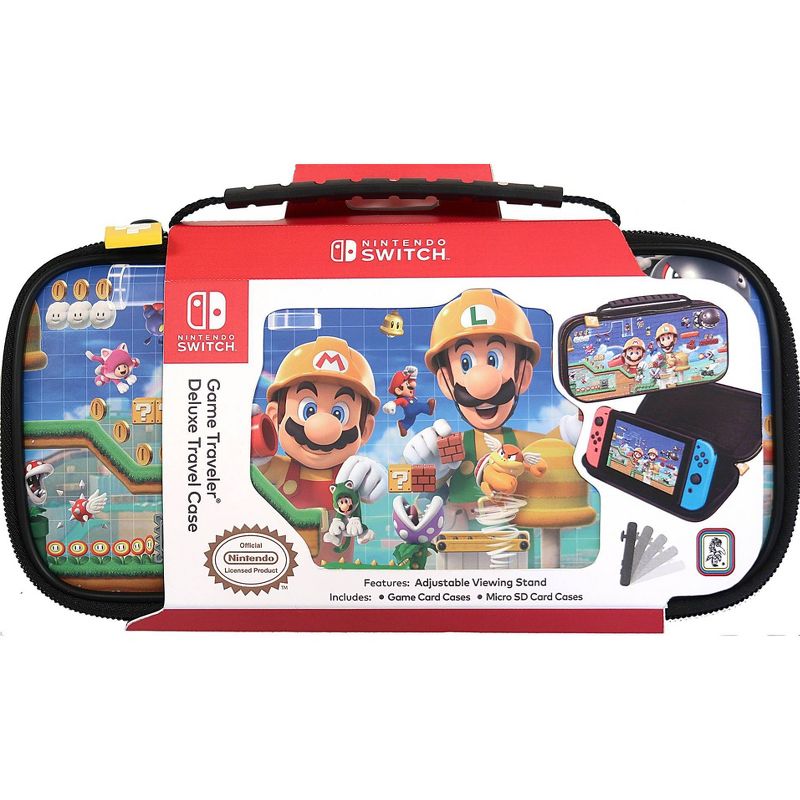 Nintendo Switch Game Traveler Deluxe Travel Case: Super Mario Maker 2