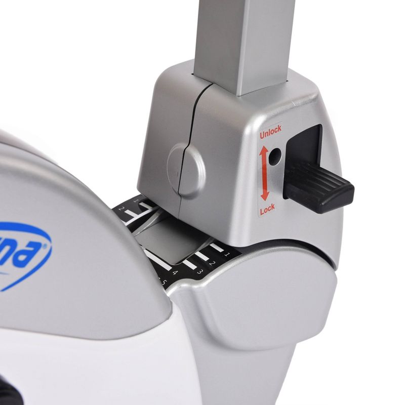 Stamina Recumbent Exercise Bike with Upper Body Exerciser - Chalk White