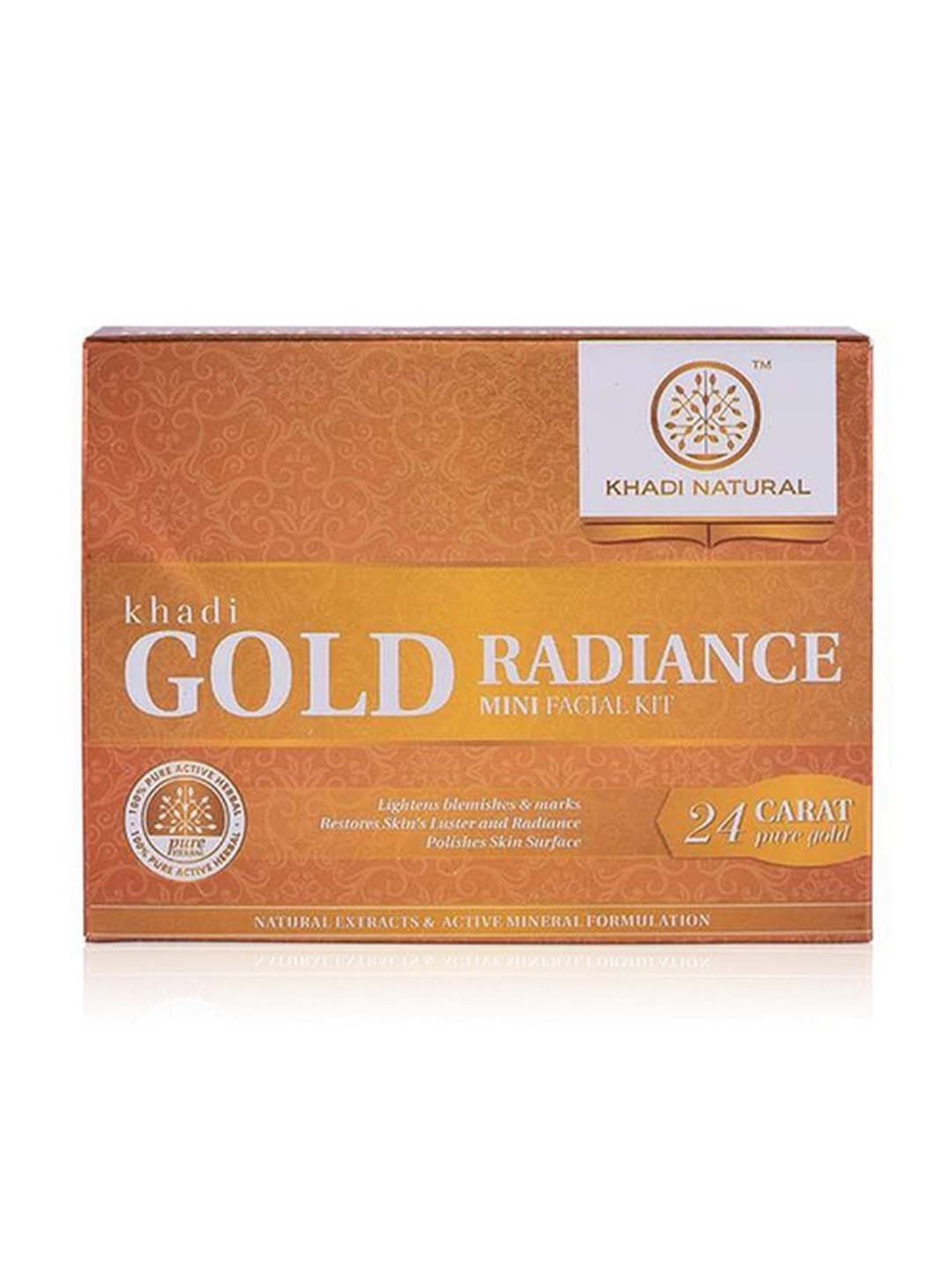 Khadi Natural Herbal Gold Radiance Mini Facial kit - 75 ml