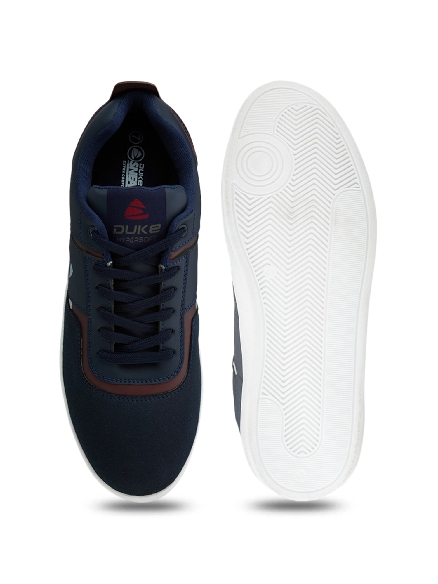 Duke Men's Navy Casual Sneakers
