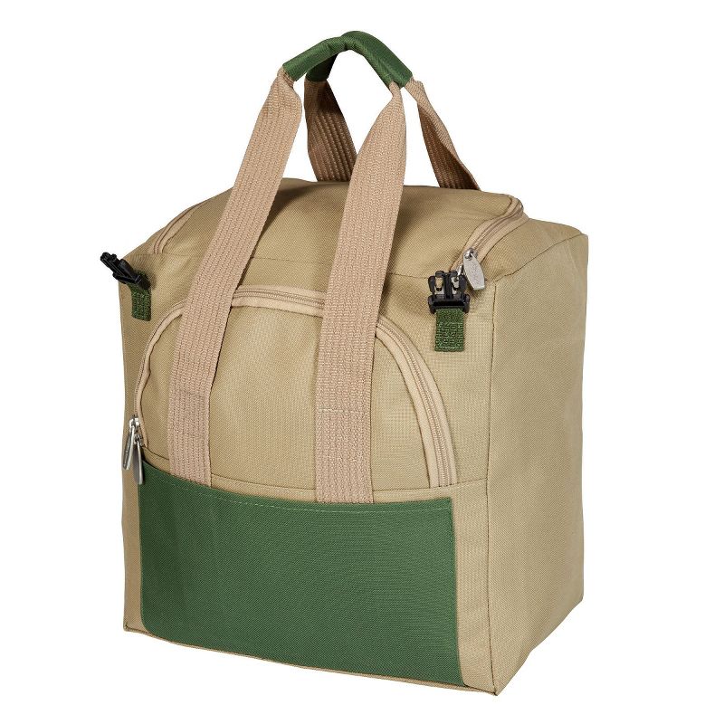 5 Pc Garden Tool Set with Tote And Folding Seat - Picnic Time