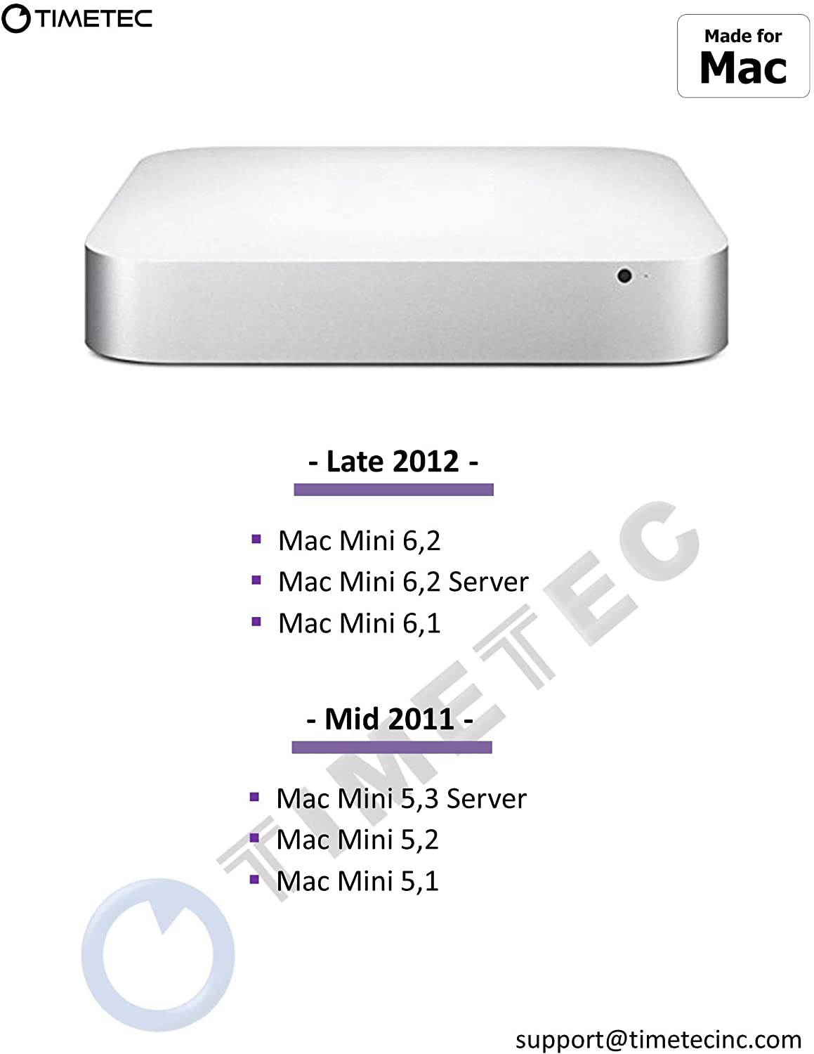 Timetec Hynix IC 8GB KIT(2x4GB) Compatible for Apple DDR3L 1600MHz PC3L-12800 for Early/Mid/Late 2011, Mid/Late 2012, Early/Late 2013, Late 2014, Late 2015 MacBook Pro, iMac, Mac Mini (8GB KIT(2x4GB))