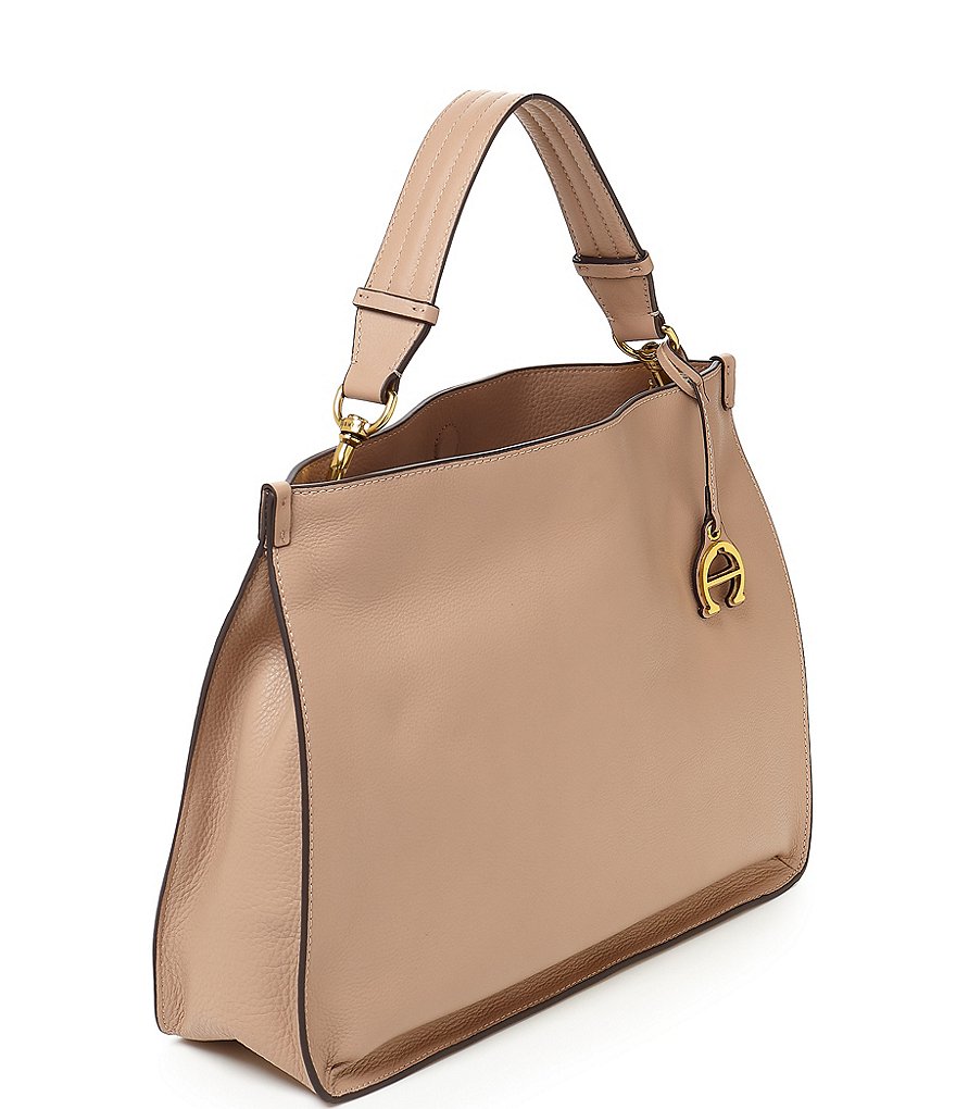 Etienne Aigner Alexandra Pebble Nappa Leather Hobo Bag