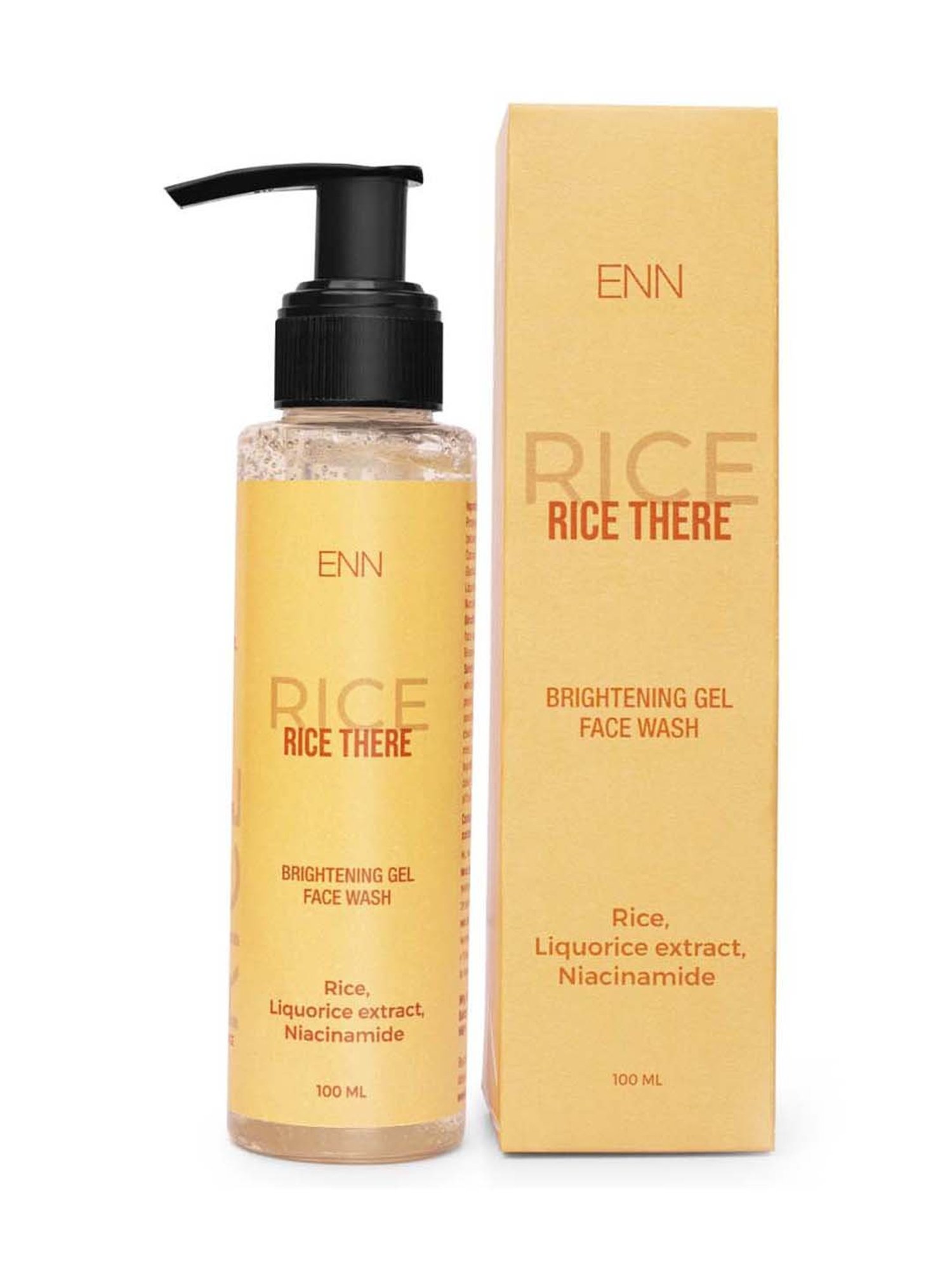 Enn Rice There Brightening Gel Face Wash - 100 ml
