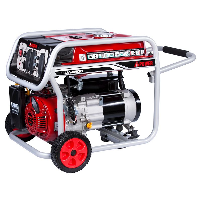 4500 Watt Gasoline Powered Portable Generator Manual Start - A-iPower