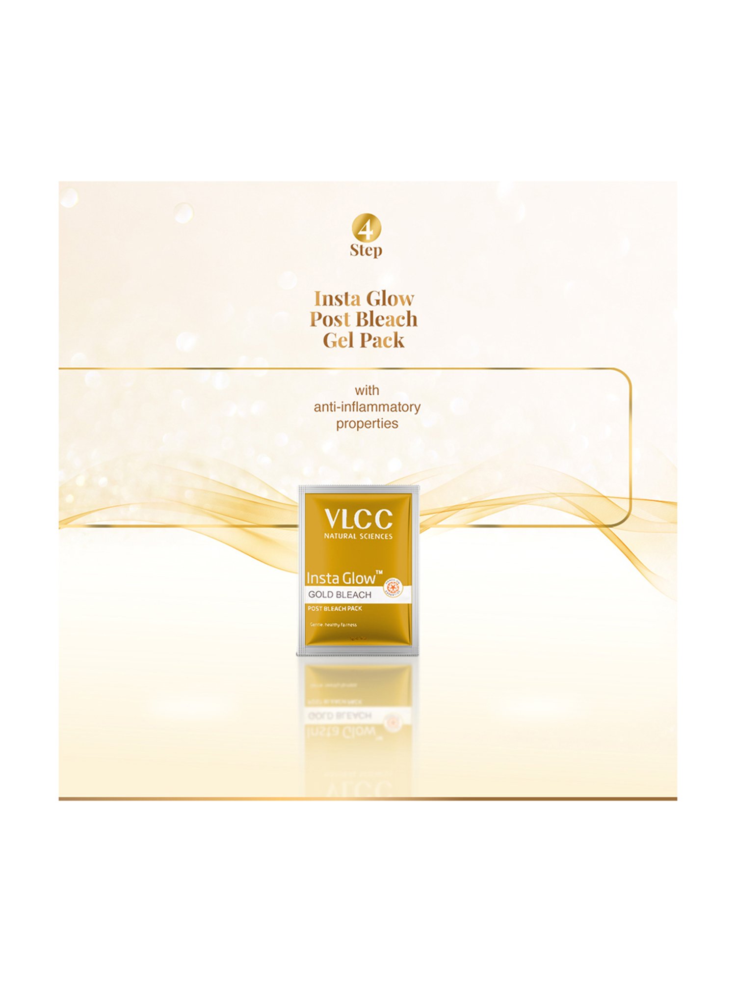 VLCC Papaya Fruit Facial Kit & Insta Glow Gold Bleach Combo