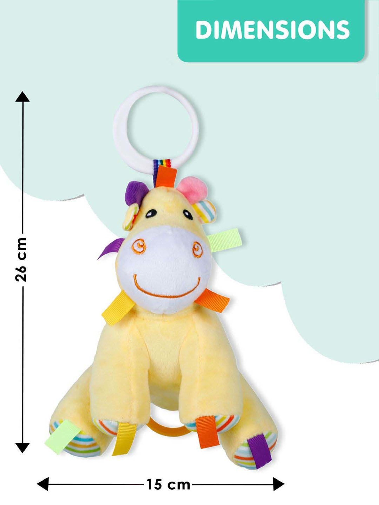Baby Moo Kids Yellow Pulling Toy