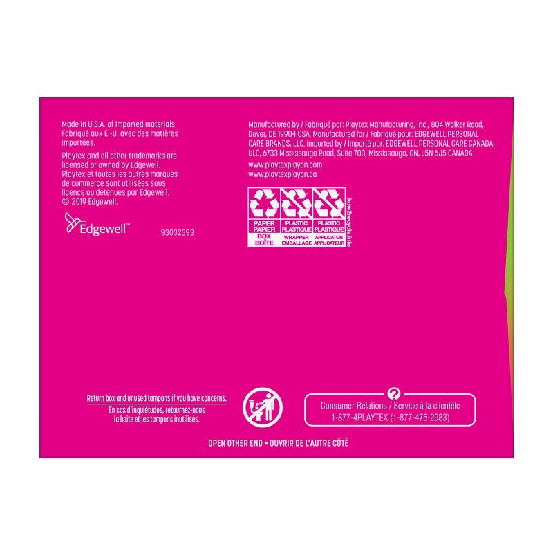 Playtex Sport Unscented Plastic Tampons - Super - 48ct