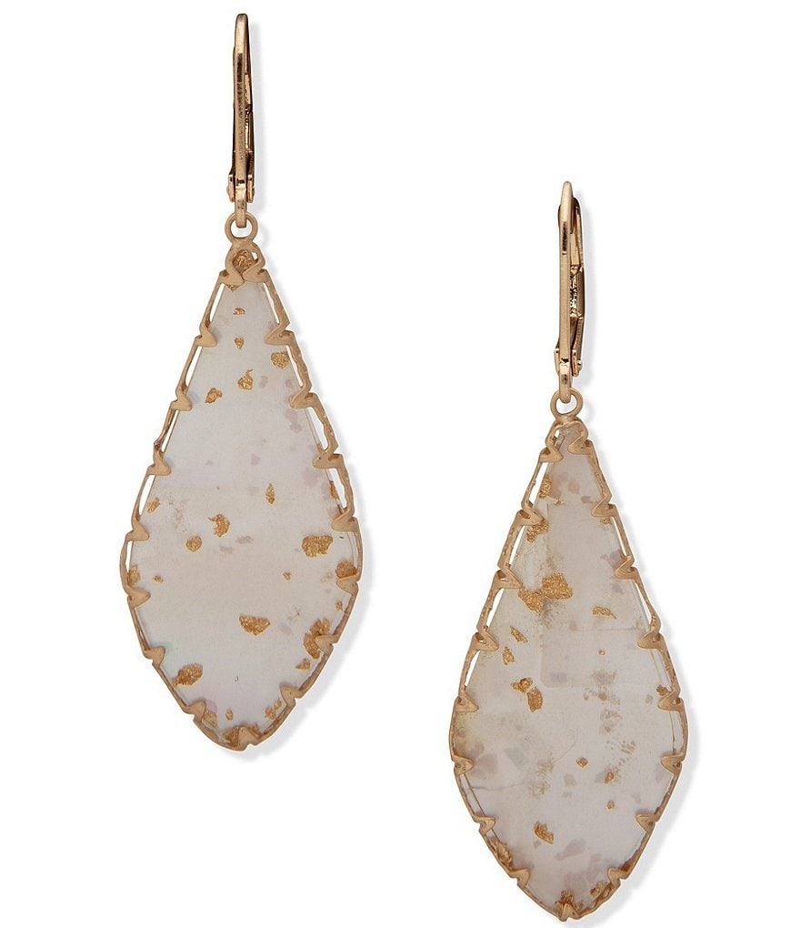Lonna & Lilly Large Flat Drop Earrings