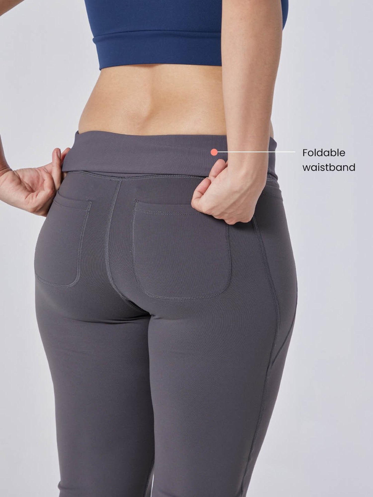 BlissClub Grey High Waist The Ultimate Flare Pants