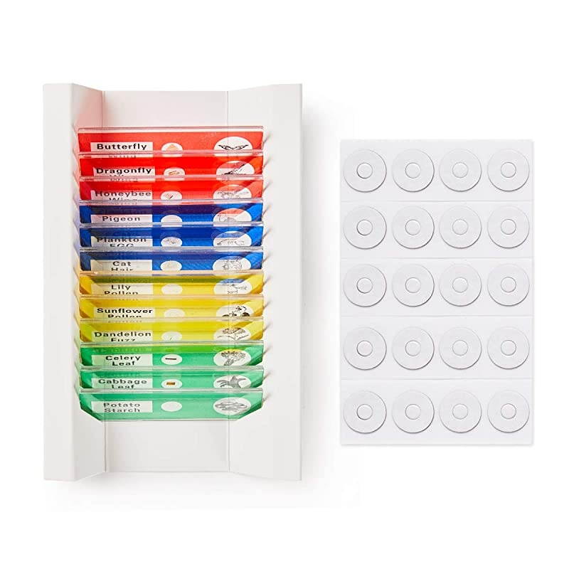 Spare Parts of : 12 Prepared Slides, 20 Spare Stickers.