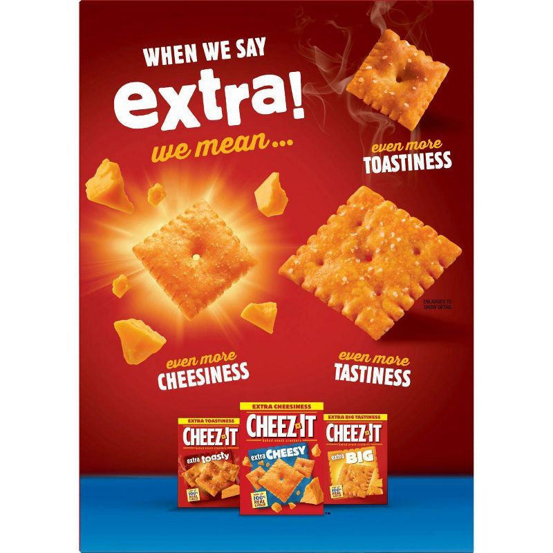 Cheez-It Extra Toasty Family Size Cheese Crackers - 21oz