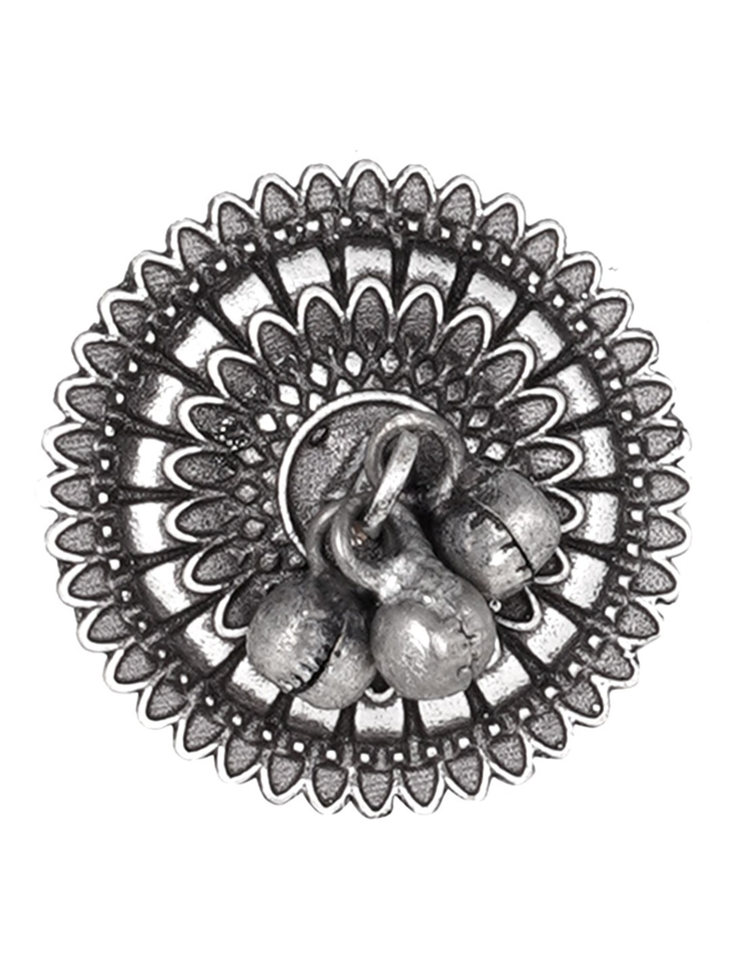 Teejh Anasha Silver Oxidised Jewellery Set