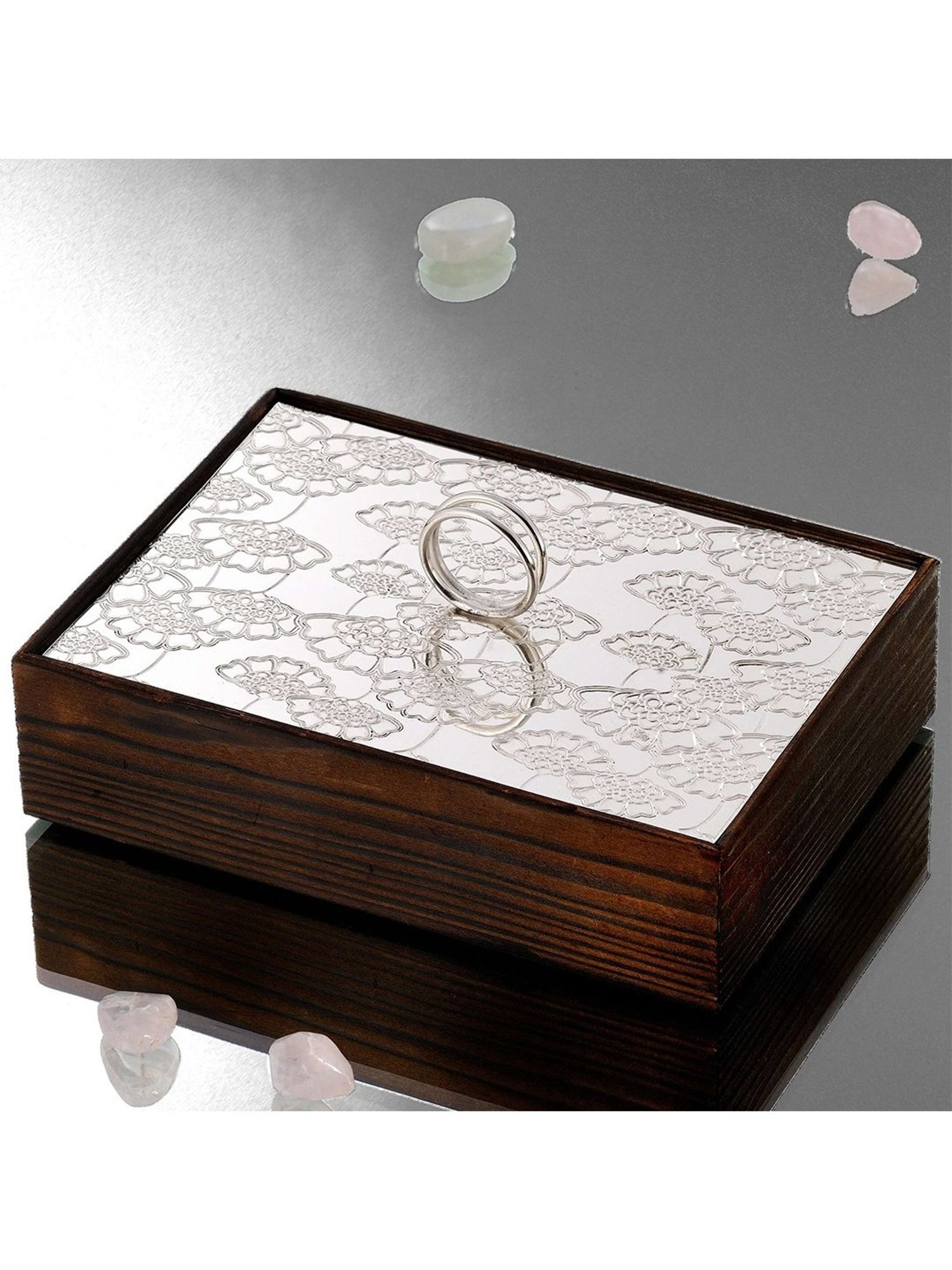 Episode Silver Plated Box Enamour Large