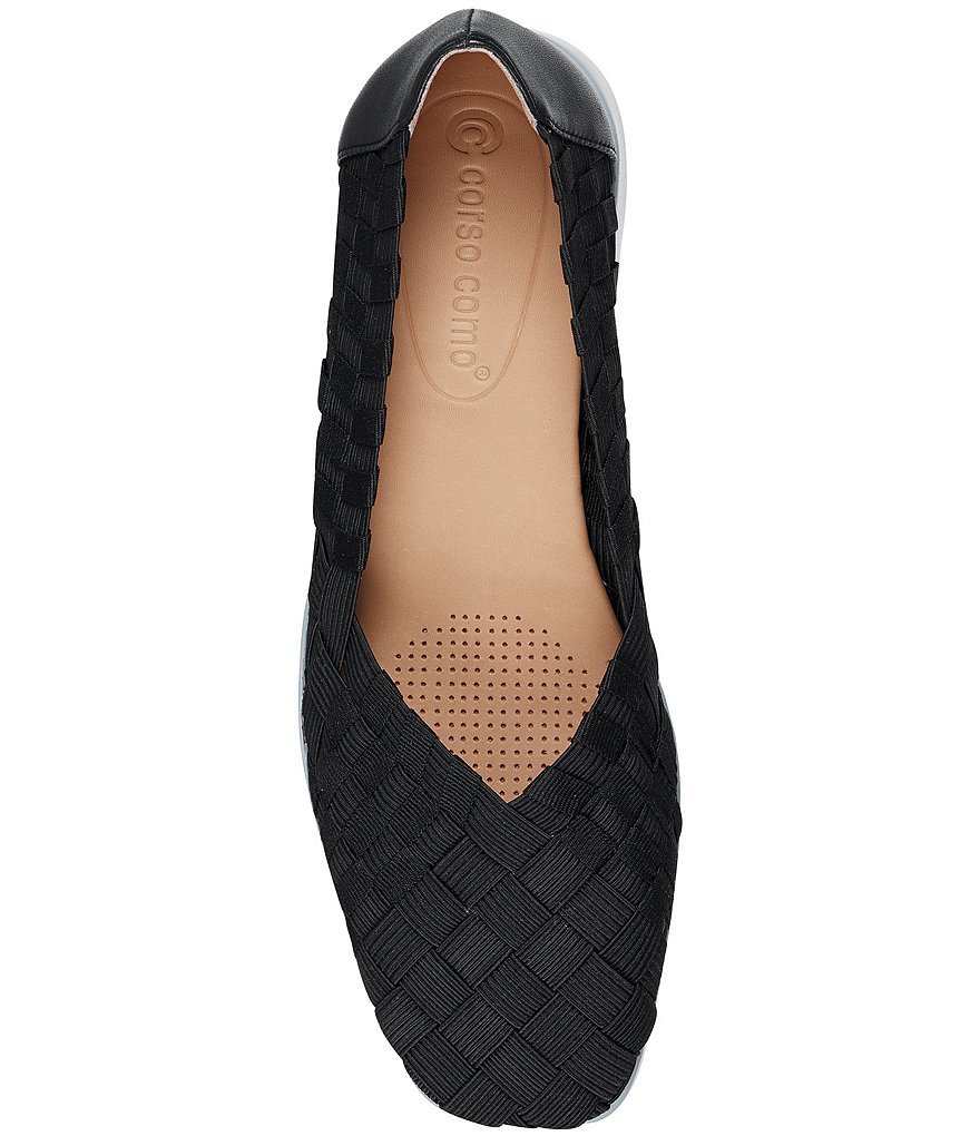 CC Corso Como Illana Woven Elastic Wedge Slip-Ons