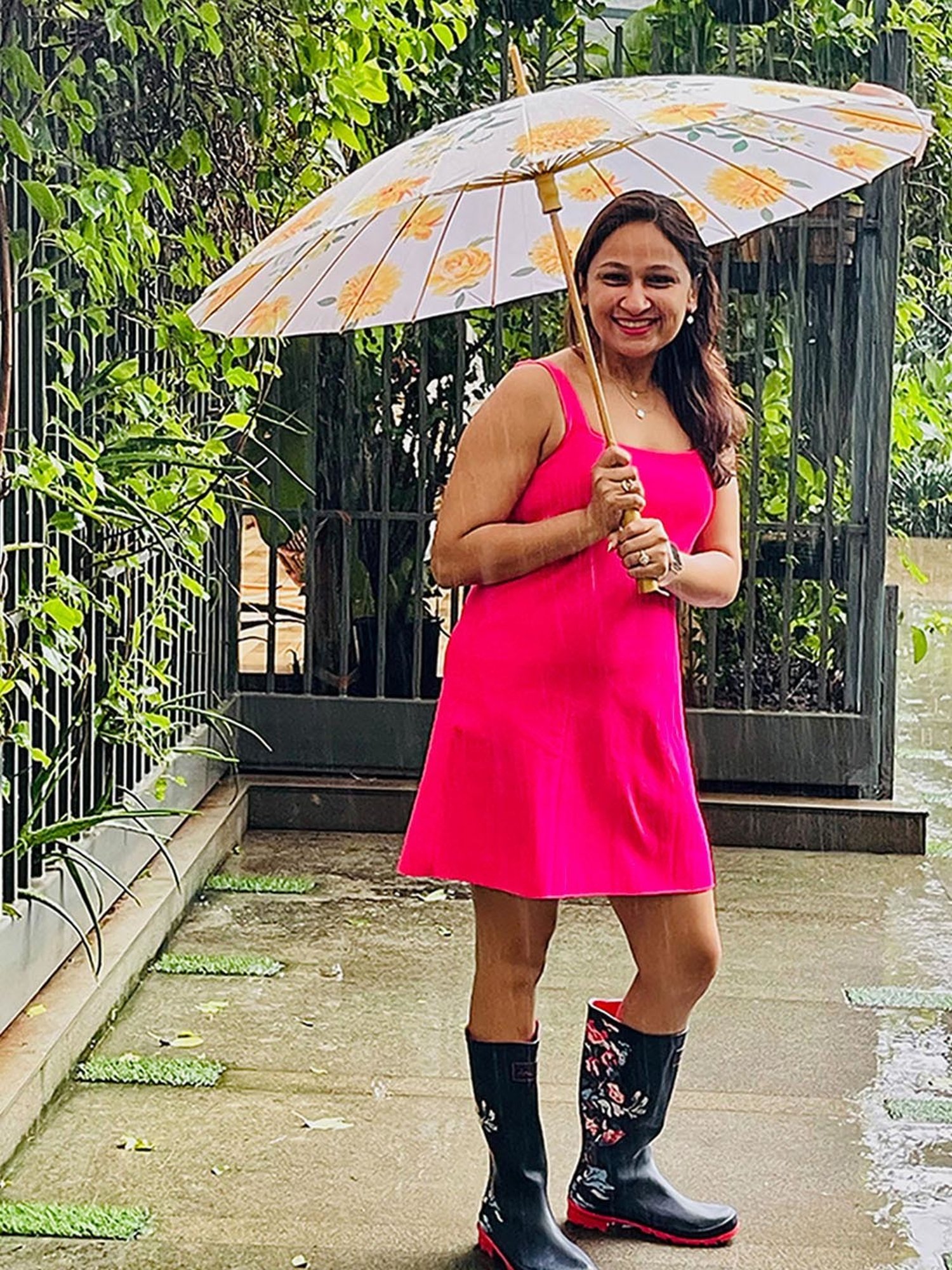 Little Surprise Box LLP Yellow Polyester Kids Umbrella