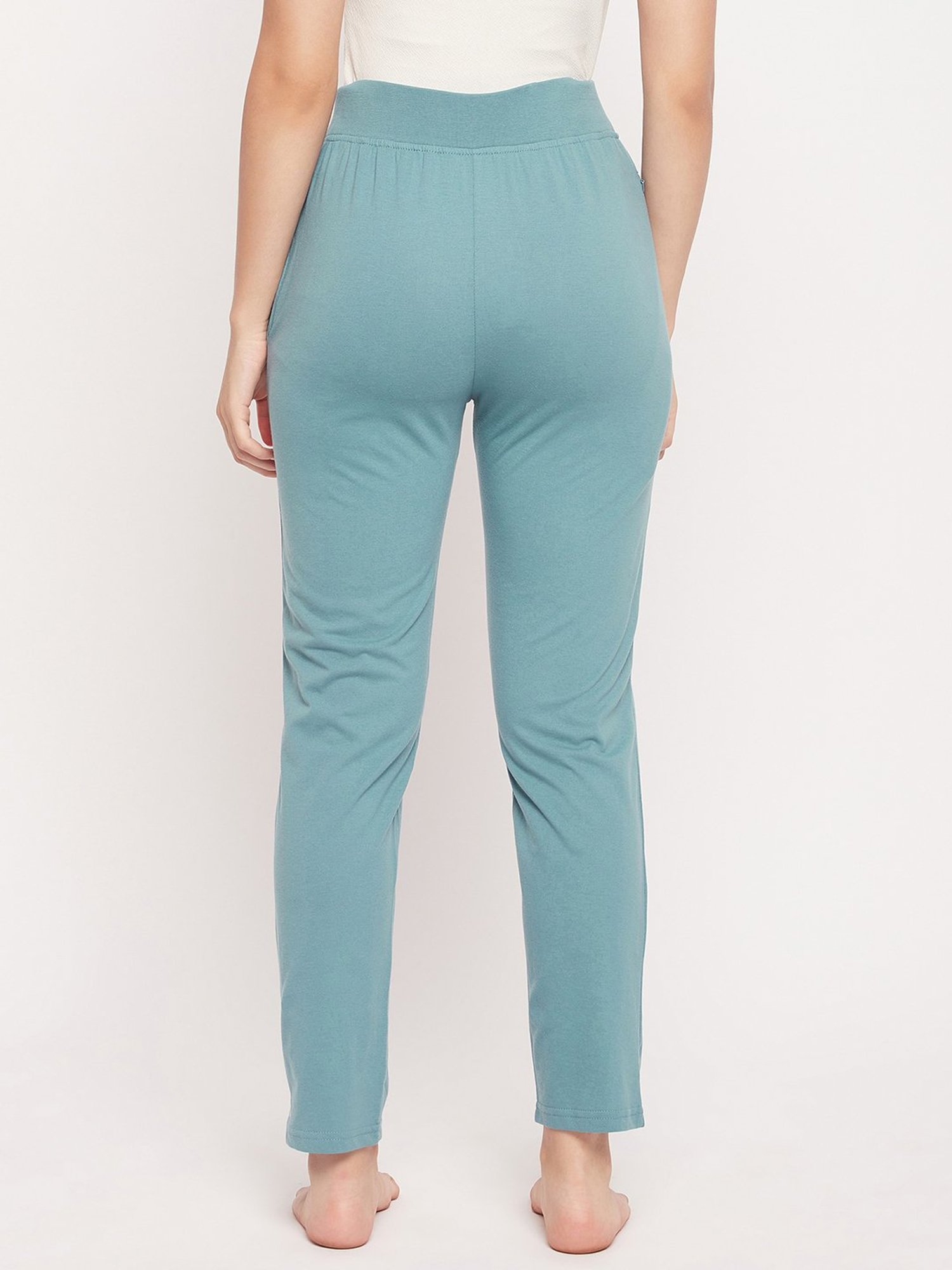 Okane Blue Mid Rise Lounge Pants