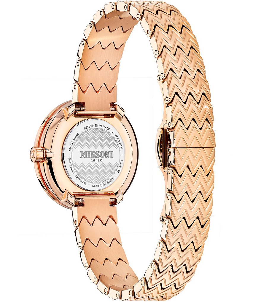 Missoni M1 Joyful Red Dial Bracelet Watch