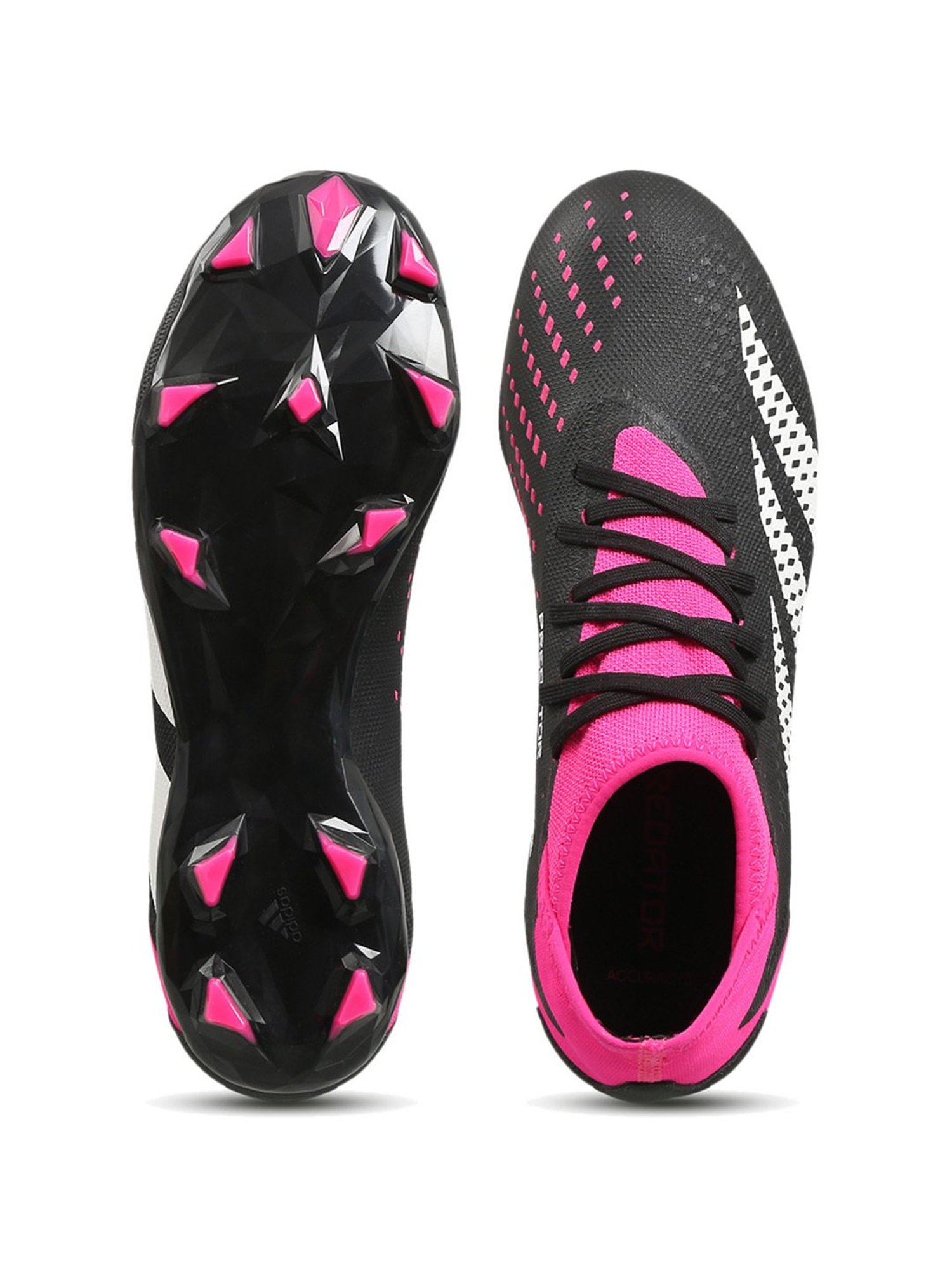 Adidas Men's PREDATOR ACCURACY.3 FG Black Football Shoes