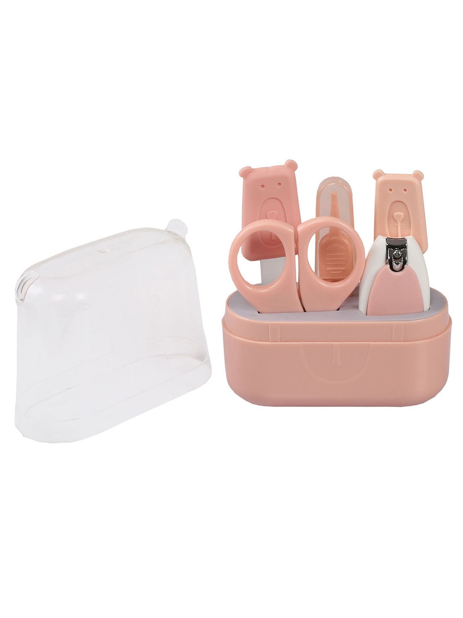 Baby Moo Peach Grooming Kit of 5 Pcs with a Nail Clipper