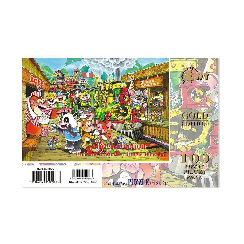 Wuundentoy Gold Edition: Jingle Junction Kids' Jigsaw Puzzle - 100pc