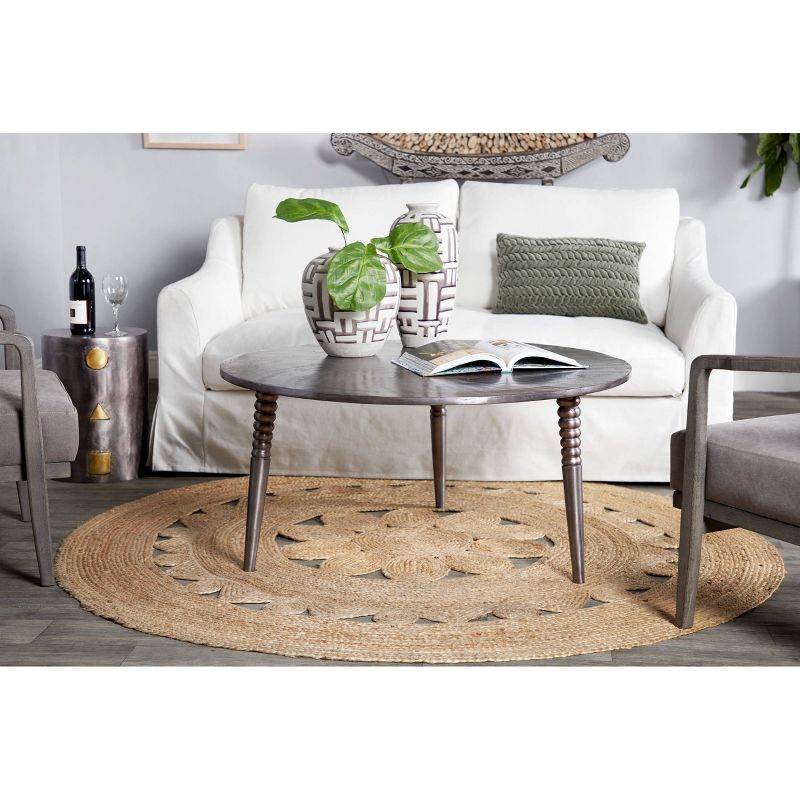 Manteo 70" Rectangular Outdoor Patio Fire Pit Table Light Gray - Modway