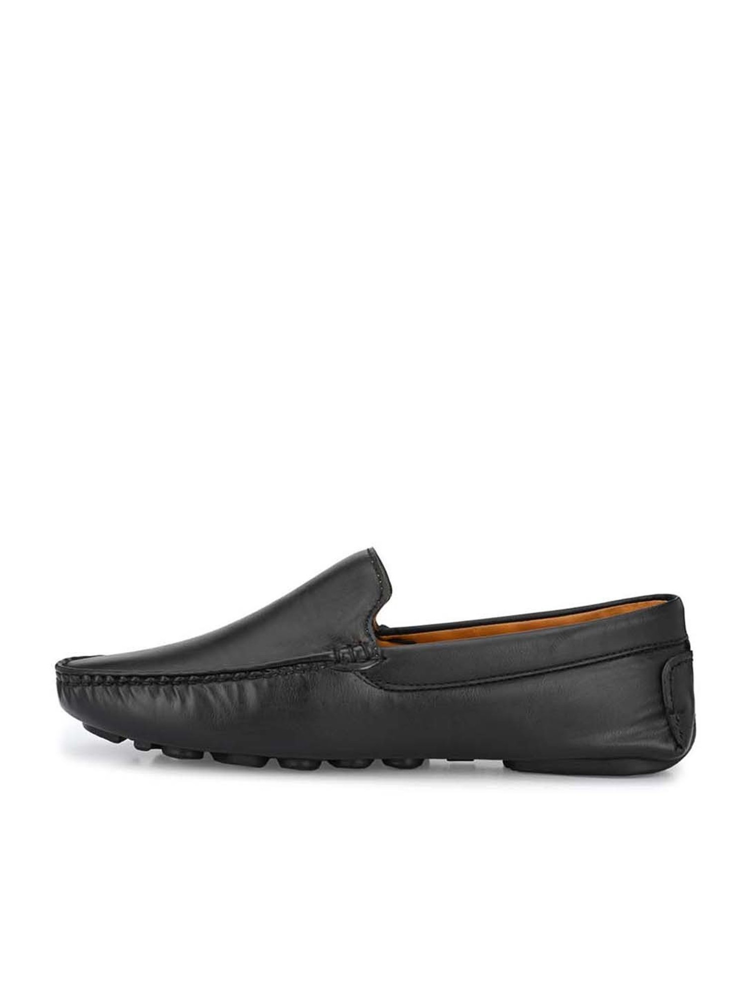 Eego Italy Men's Black Casual Loafers