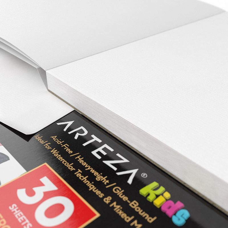 Magnani Aquarello Italia Round Watercolor Block 6.3"-White 20 Sheets