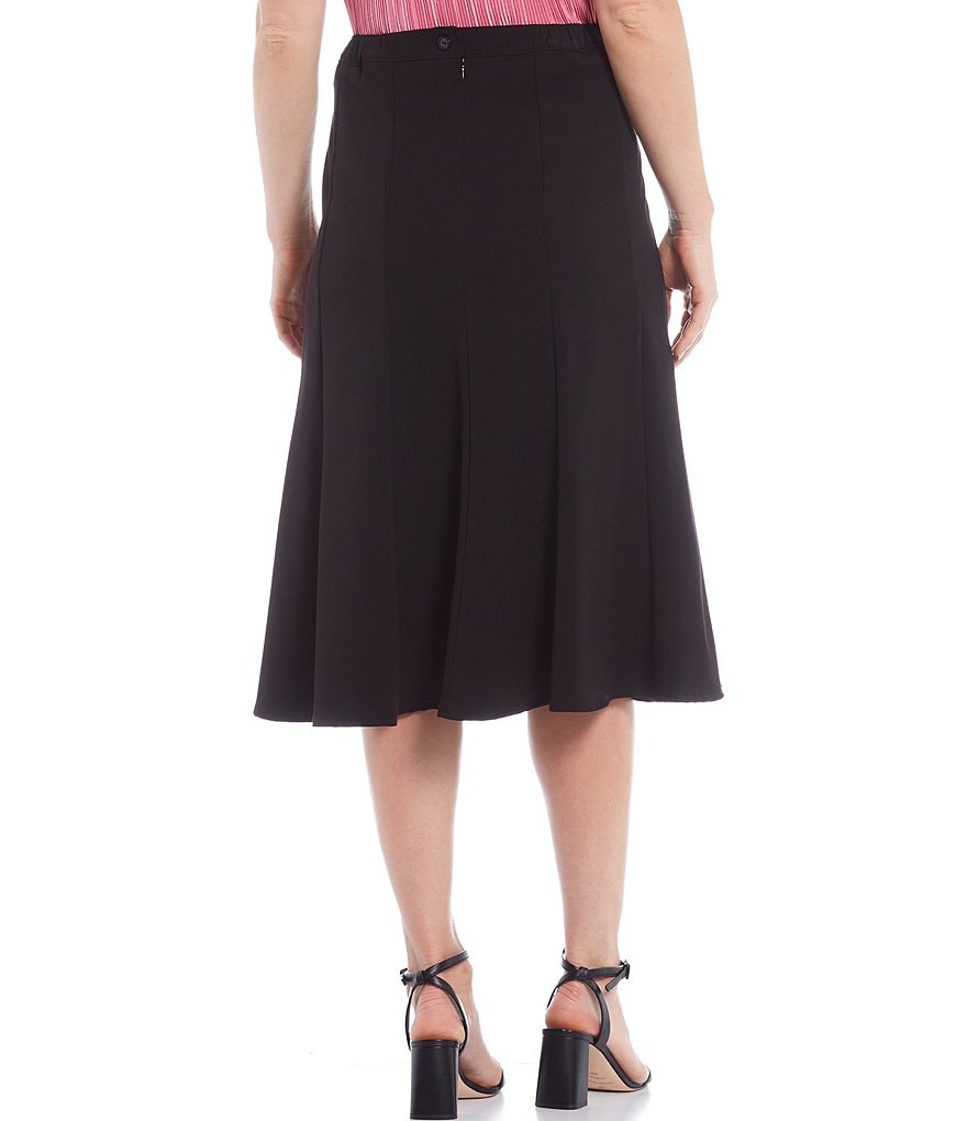 Allison Daley Petite Size City Stretch Gored Panel Skirt
