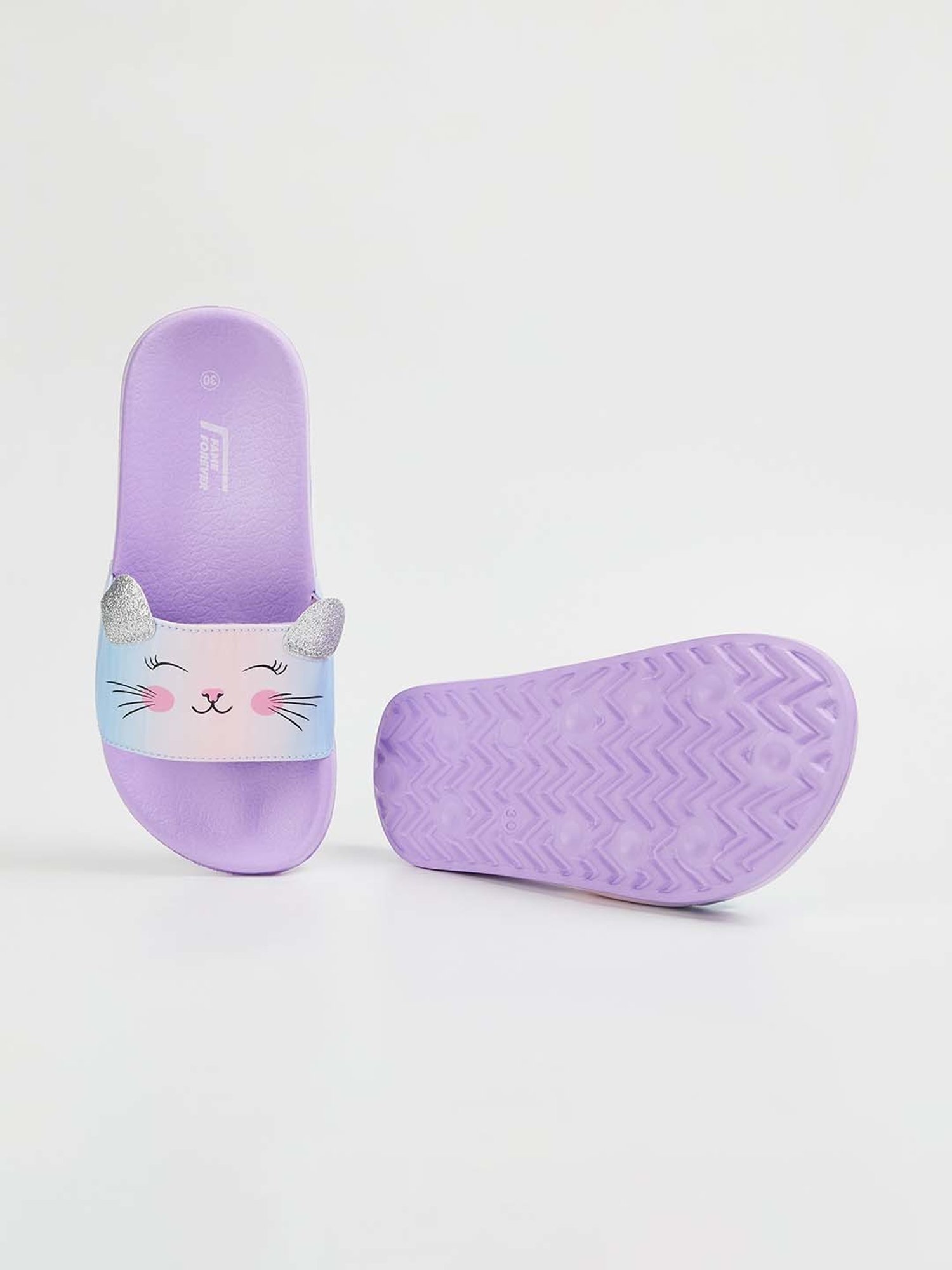 Fame Forever by Lifestyle Kids Lilac Casual Slides