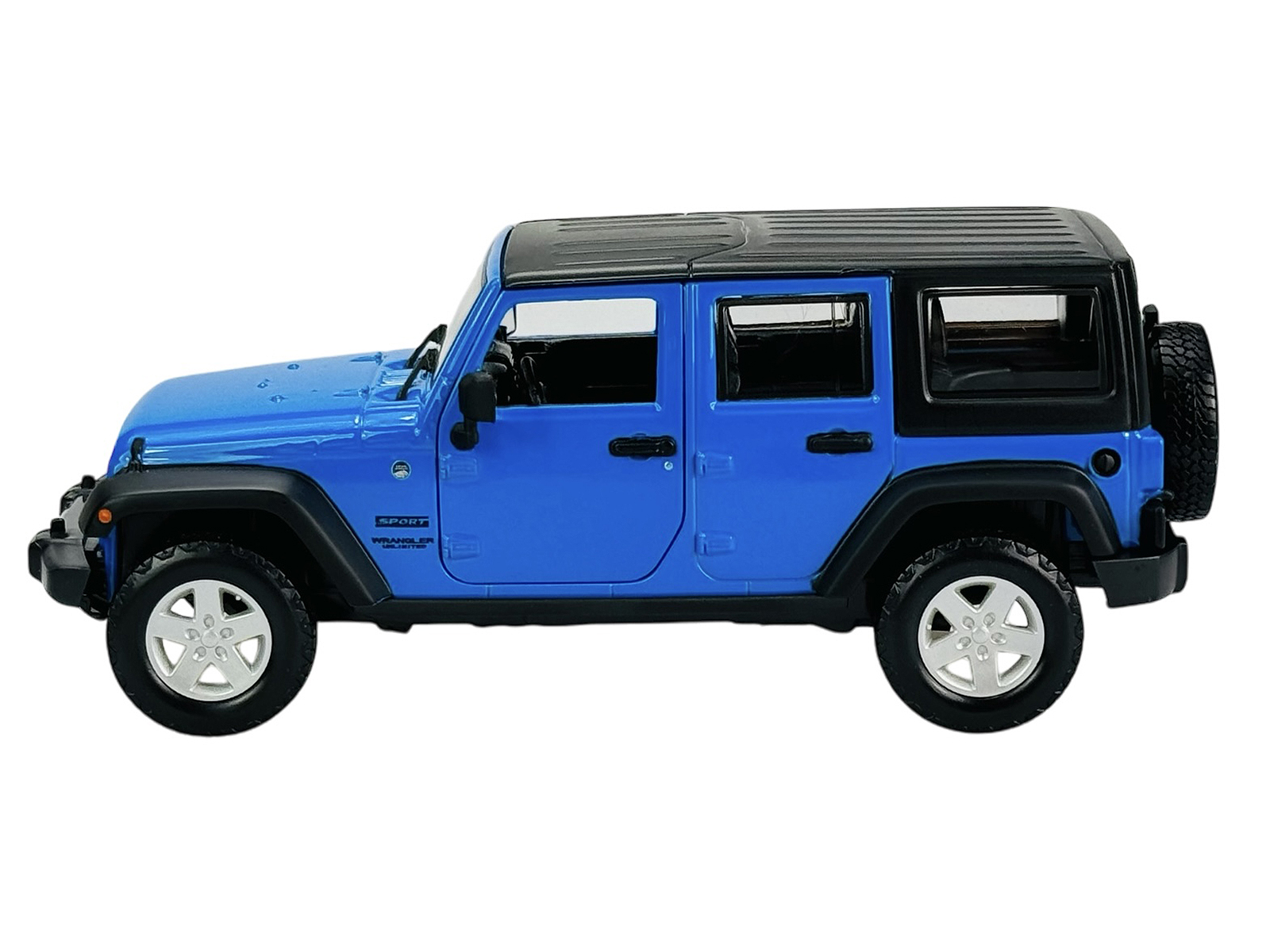 Jeep Red with Horse Trailer Blue and Horse Accessory Diecast Model by Siku