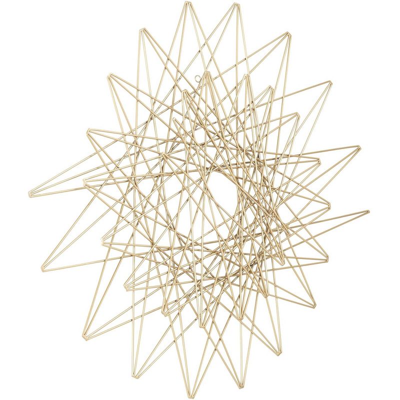 Newhill Designs Emmons Gold Metal 33 3/4" x 29" Decorative Wall Art