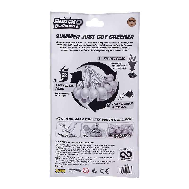 Bunch O Balloons Recycle Balloons - Blue/Yellow/Red