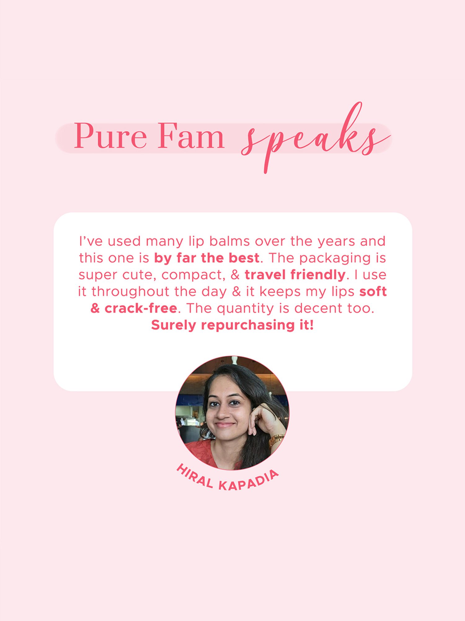 Pure Sense Strawberry Slush Lip Balm - 5 gm