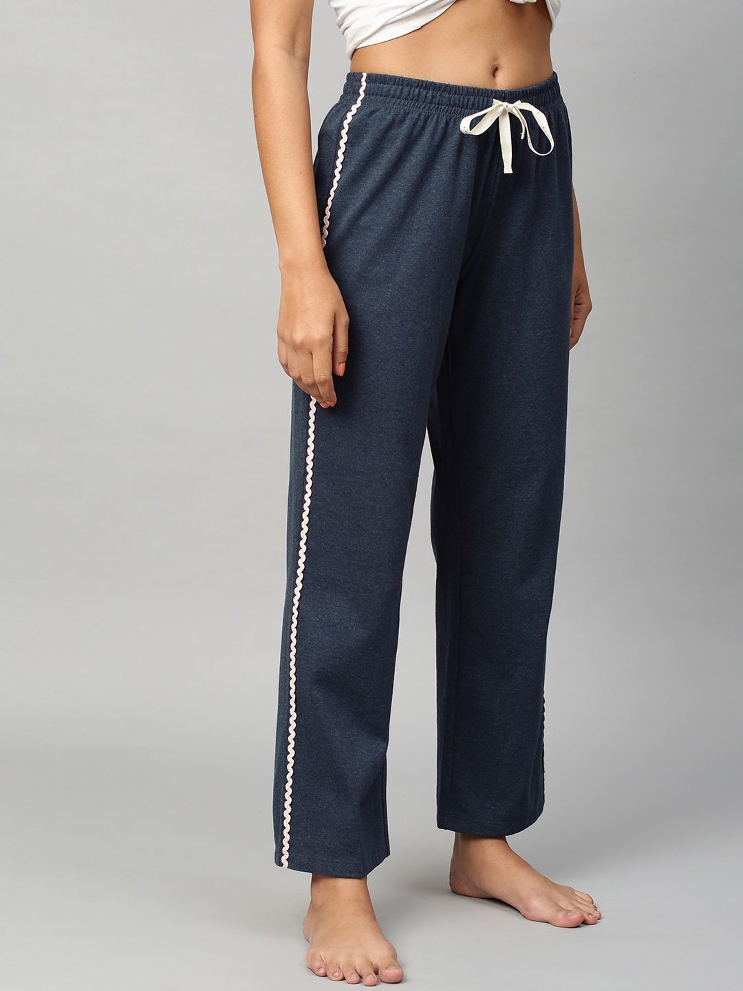 Chemistry Navy Textured Lounge Pants