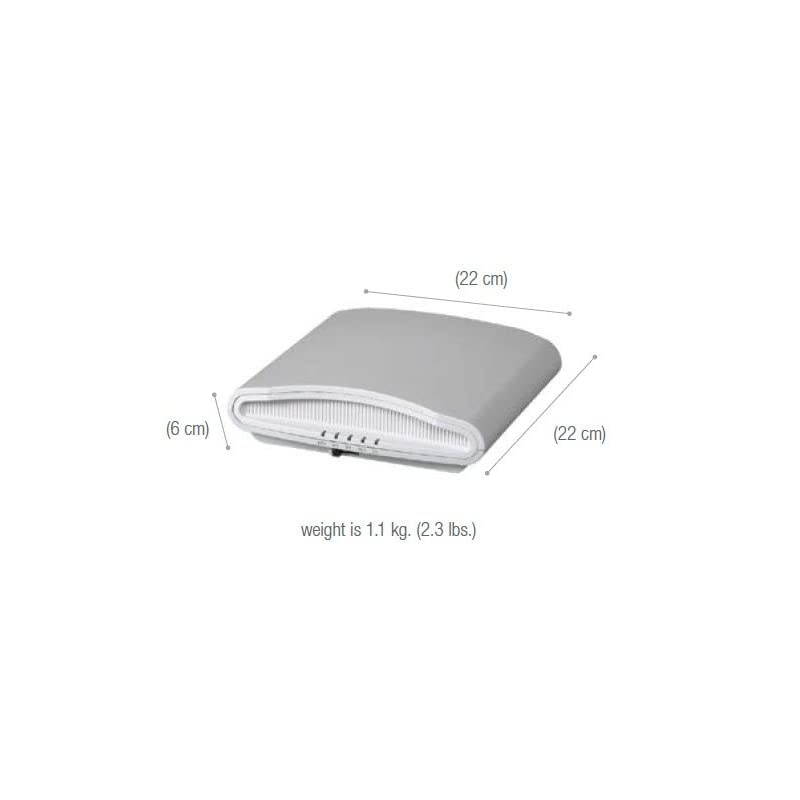 Wireless ZoneFlex R710 Dual-Band 802.11ac Wave 2 Access Point (4x4:4 Streams, BeamFlex, Dual Ports, 802.3af PoE, US) 901-R710-US00