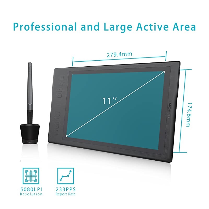 Inspiroy Q11K Wireless Graphic Drawing Tablet with 8192 Pressure Sensitivity