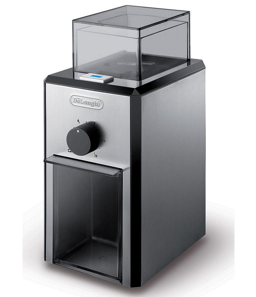DeLonghi Black and Stainless Steel 4.2 oz Conical Burr Grinder