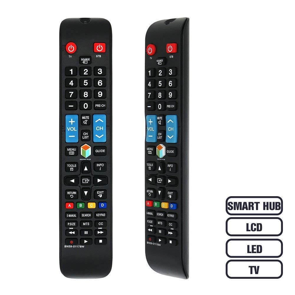 LuckyStar BN5901178W Remote Control Compatible Replacement for Samsung TV UN58H5202AFXZA UN55HU6830FXZA UN50H5203AF UN50H6201AF UN50H5203AFXZA UN50H6201AFXZA UN50H6203AF UN46H6201AFXZA UN46H6203AF