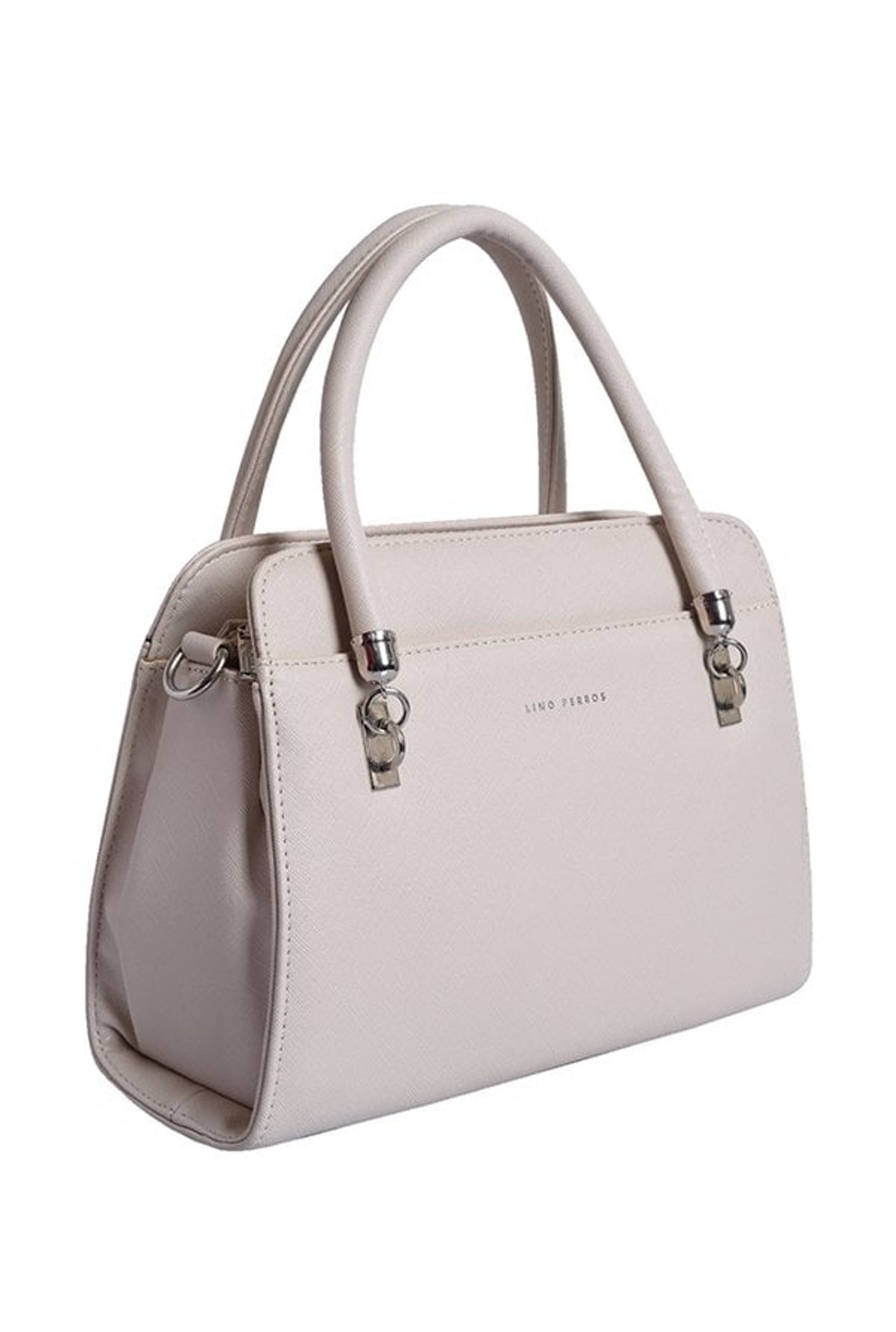 Lino Perros Off-White Solid Handbag