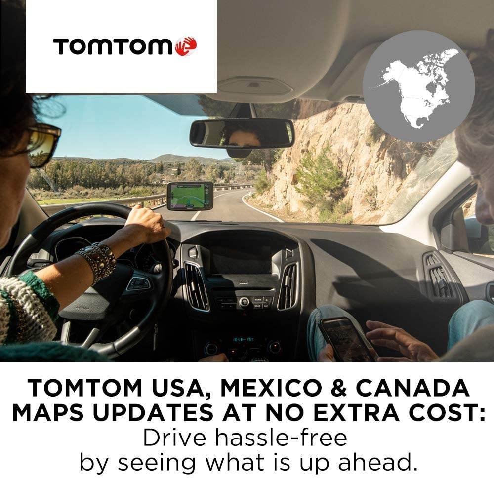 TomTom Go Comfort 6 Inch GPS Navigation Device with Updates via Wi-Fi, Real Time Traffic, Free Maps of North America, Smart Routing, Destination Prediction and Road Trips