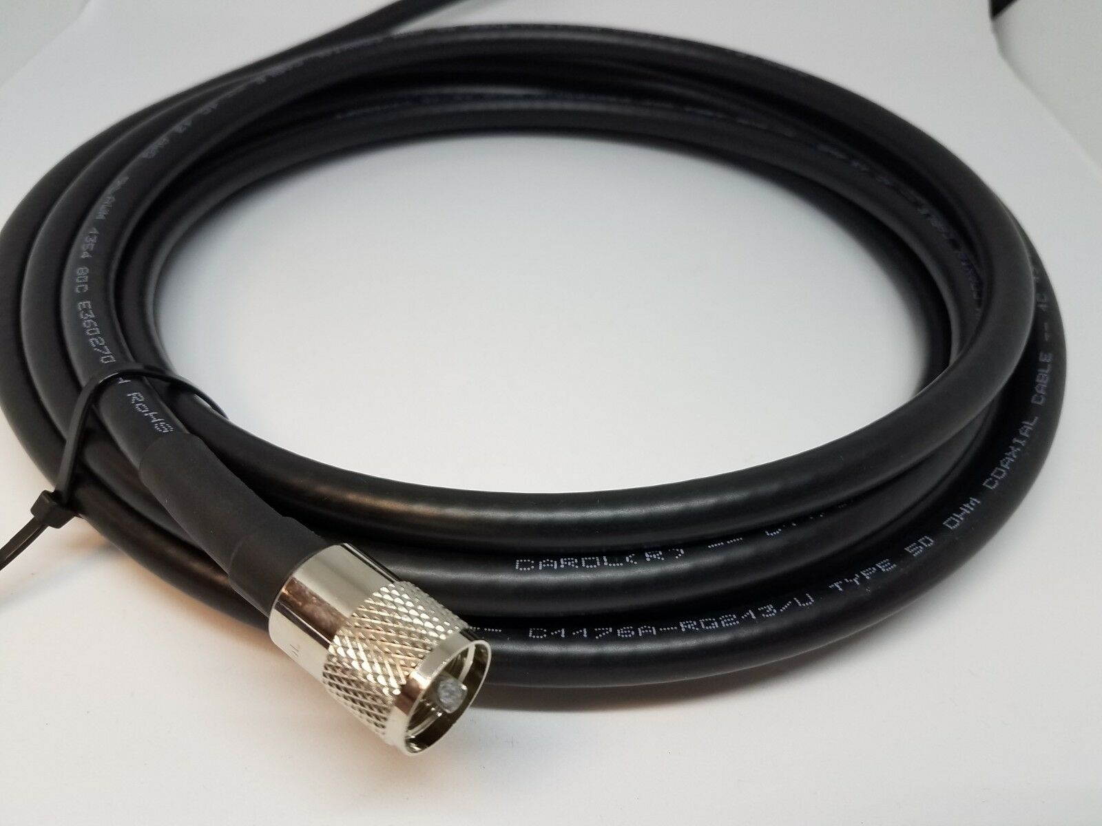 ALPHA - 75ft RG213/U COAX CABLE WITH AMPHENOL PL259s UHF MALES