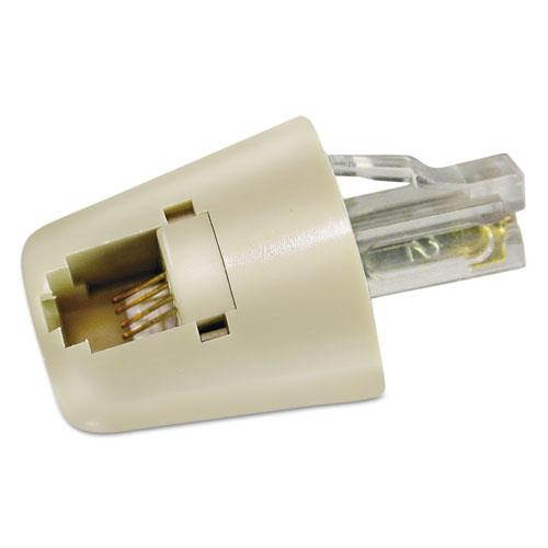 Softalk Twisstop Rotating Phone Cord Detangler Ivory 1505