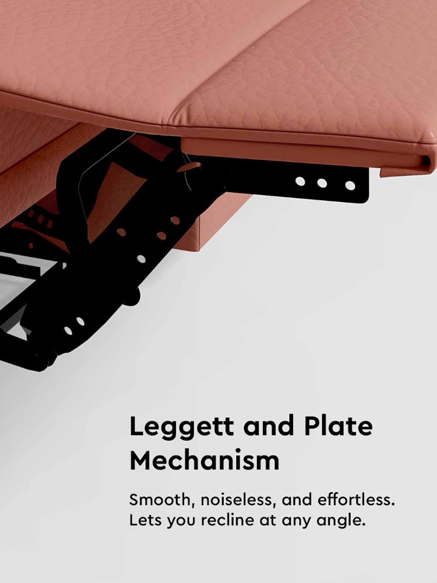 Durian Berry Black Premium Leatherette 2 Seater Sofa