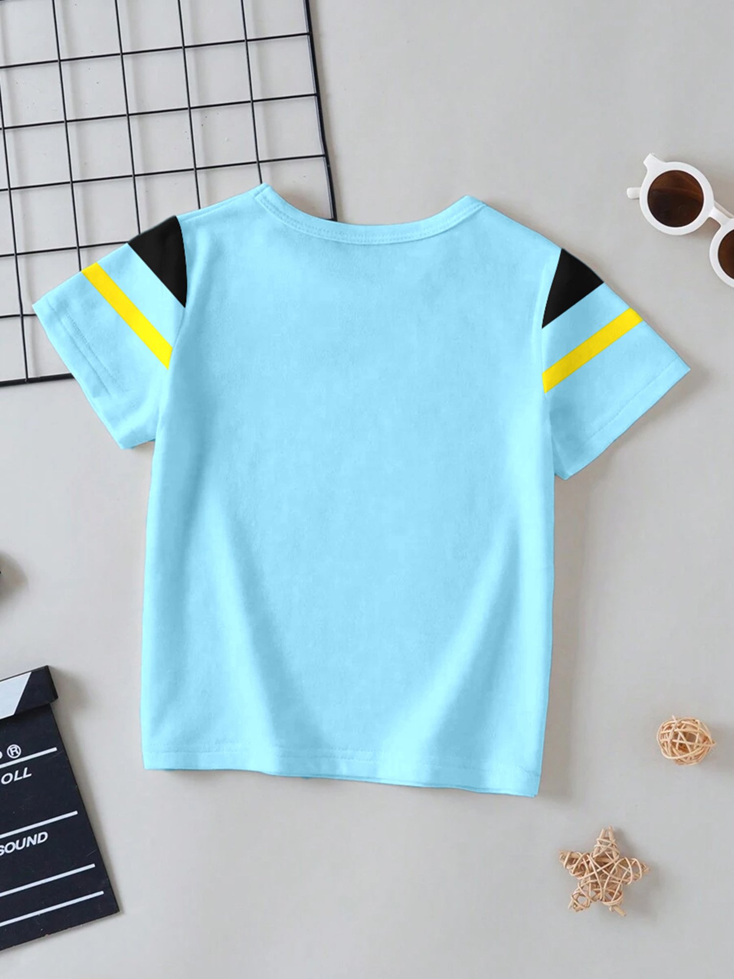 Codez Kids Blue Printed T-Shirt (Pack Of 2)