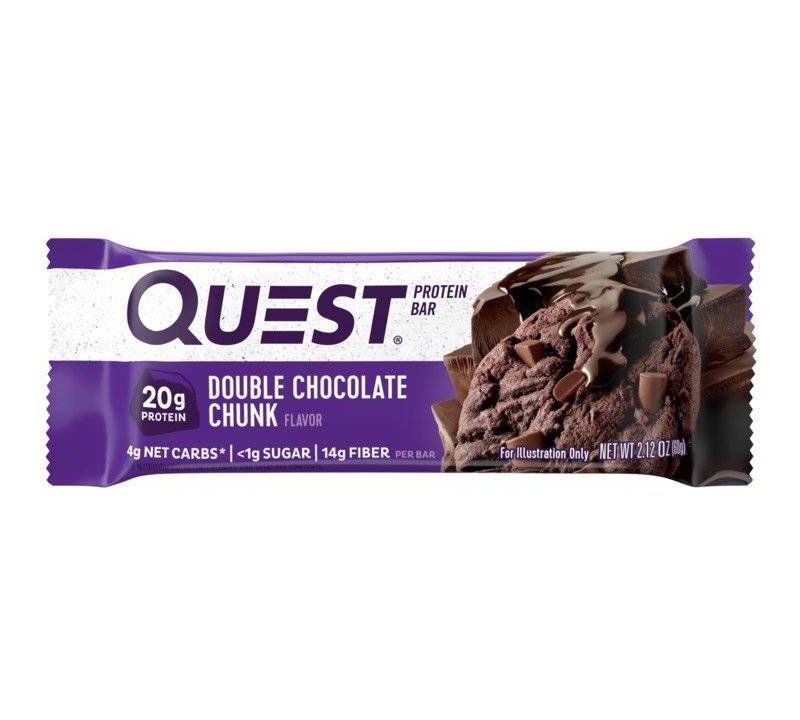 Quest Protein Bar - Double Chocolate Chunk - 12ct