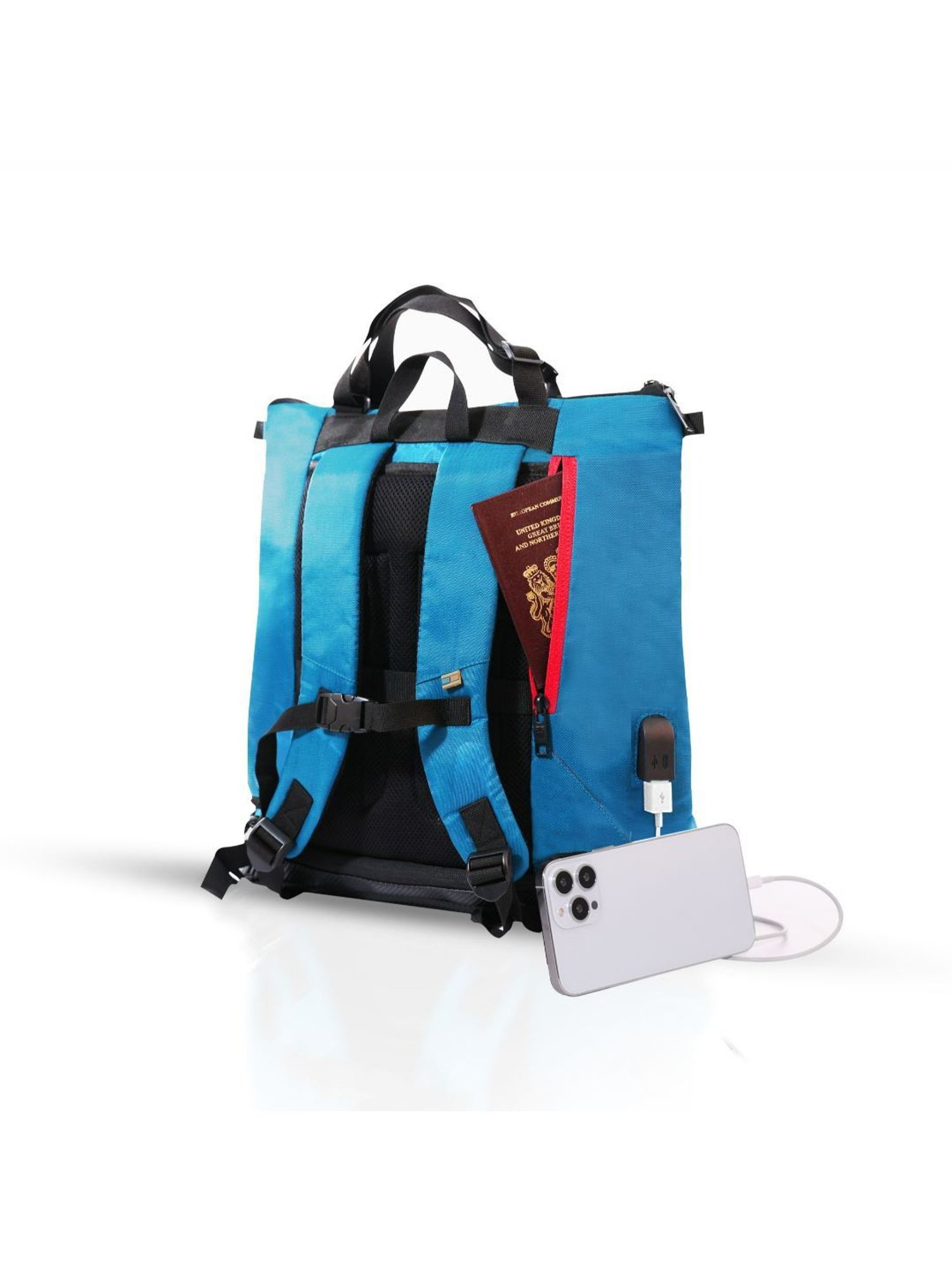 THE HOLISTIK Axis Blue Medium Backpack - 29 Ltrs