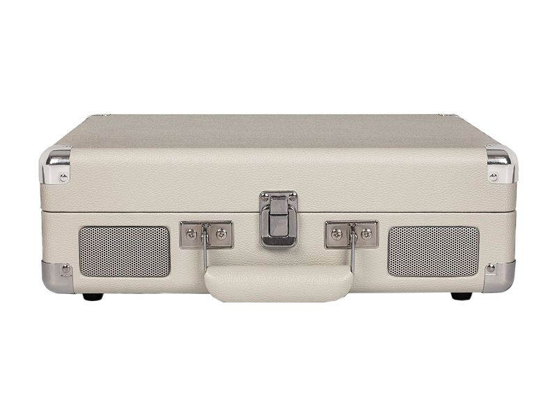Crosley Cruiser Deluxe Portable Bluetooth Turntable, White Sand, CR8005D-WS